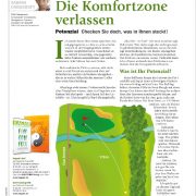 Die Komfortzone verlassen