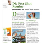 Die Post-Shot-Routine